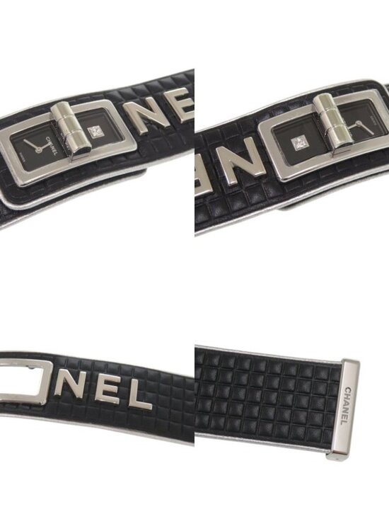 Chanel Code Coco Leather SS Black Dial Quartz Watch main image 4